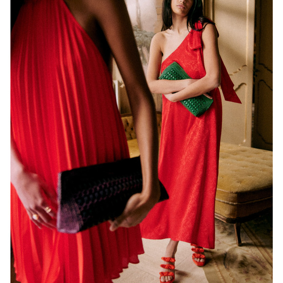 S�zane 'Wanda' Red Viscose Dress Size 34 - NWT